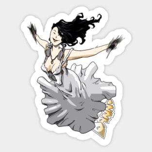 Amelia Flying Sticker